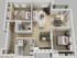 2 bed, 2 bath floorplan is 1,030 sq. ft.