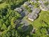 Beautiful aerial view of apartment community