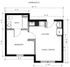 1 Bedroom Floor Plan | Luxury Apartments In Jackson Michigan | 2100 Springport Apartments