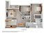 Modern floor plan showcasing 2 spacious bedrooms, an inviting open living room, and a fully equipped kitchen with breakfast bar.
