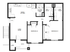 2 Bedroom (2D) Upper Level