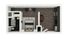Modern studio apartment floor plan showcasing a cozy bedroom, sleek kitchen, and elegant bathroom with stylish finishes.