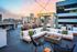 Breathtaking sunset views from Riva's rooftop deck