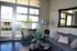Experience modern living in the stylishly designed Bixby apartment living room.