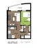 308 Armory 1 Bed Standard Floorplan