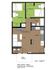408 White 2 Bed Floorplan A