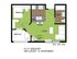 701 Gregory 1 Bed Luxury B Floorplan