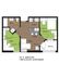 701 Gregory 1 Bed with Study Floorplan