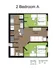 707 Sixth 2 Bed Floorplan A