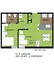 701 Gregory 1 Bed Luxury A Floorplan