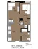 507 Green 1 Bedroom Floorplan B