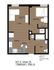 507 Green 1 Bedroom Floorplan G