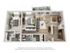 2 Bedroom- 1200sqft