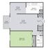 1 Bedroom, 1 Bath (900 sq ft)