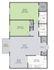 2 Bedroom, 2 Bath (1,100 sq ft)