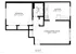 1x1 832SQFT