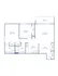 Modern floor plan showcasing 2 spacious bedrooms, dual living areas, a sleek kitchen, and a balcony for perfect outdoor relaxation.