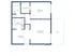 Charming 2D floor plan featuring a spacious bedroom, walk-in closet, modern kitchen, inviting living room, dining area, and a relaxing patio, totaling 728 sq ft.