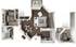 Modern 3D floor plan featuring spacious living room, two cozy bedrooms, elegant dining area, and chic balcony.