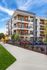 Outdoor view of apartment and grounds