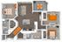 The Sensational, 3/2, 1353 SF with balcony/patio
