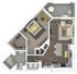The Rapture, 1/1, 784 SF plus balcony/patio
