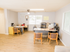 Interior view of leasing office
