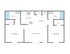 2 Bedroom 2 Bath 756 sqft