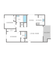 2 Bedroom 2 Bath 856 sqft