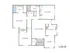 Modern floor plan showcasing 3 bedrooms, 2 baths, open-concept living room, kitchen, dining area, and charming balcony, spanning 1,224 square feet.