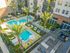 aerial view of pool area at arte west apartments