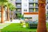 outdoor lounge area at arte west apartments