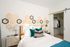 bedroom at arte west apartments