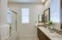 bathroom with tub shower combo