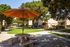 shaded seating area outdoor