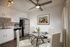 kitchen with room for dining table