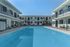 pool and lounge area