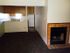 Living are with fireplace