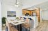 virtually staged kitchen