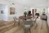 Virtually staged dining room at the Fletcher