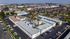 drone shot of property