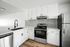 white kitchen with appliances