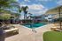 swimming pool with loungers