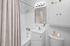 virtually staged updated bathroom