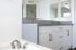 Villas at la costa updated bathroom with soaker tub, updated cabinetry and waterfall countertops