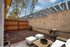 digitally enhanced patio area