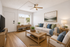 virtually staged living room