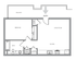 One-Bedroom, One-Bathroom 2D Floor Plans