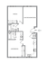 2D Floor Plan Rendering - Two-Bedroom, Two-Bathroom | Option 7