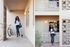 split image of woman walking a dog and woman holding dog in hallway at oasis 20